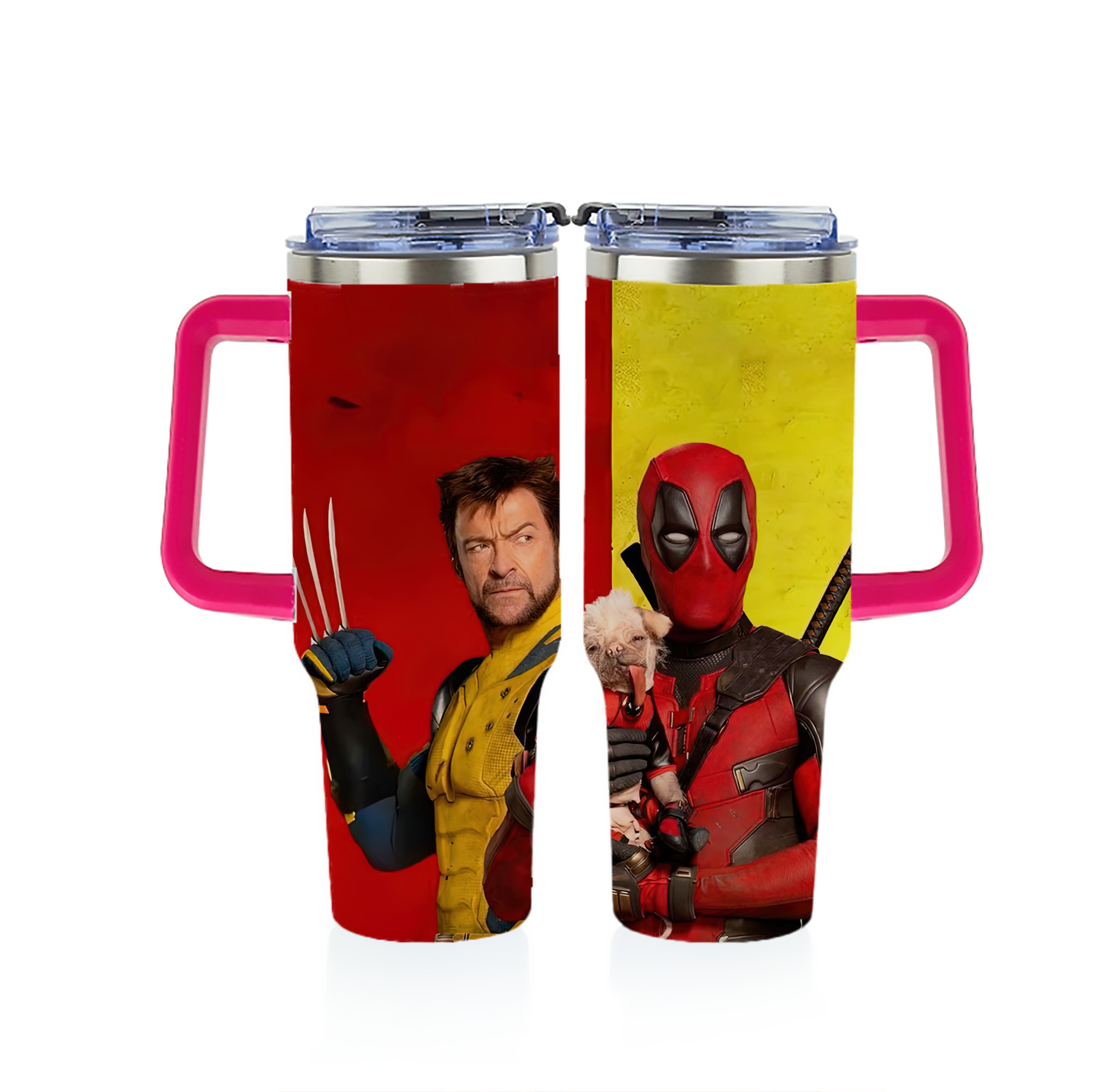 （画像用） Deadpool デッドプール 1200ｍLフルプリント車用タンブラー